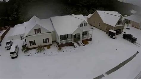 snow day drone footage youtube