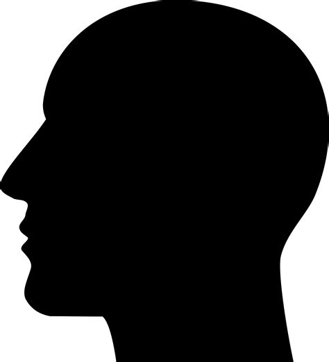 human head silhouette clip art silhouettes png