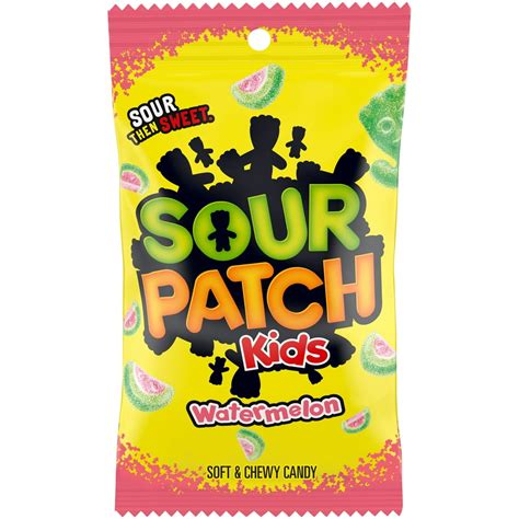 sour patch kids watermelon soft chewy candy  oz bag walmartcom