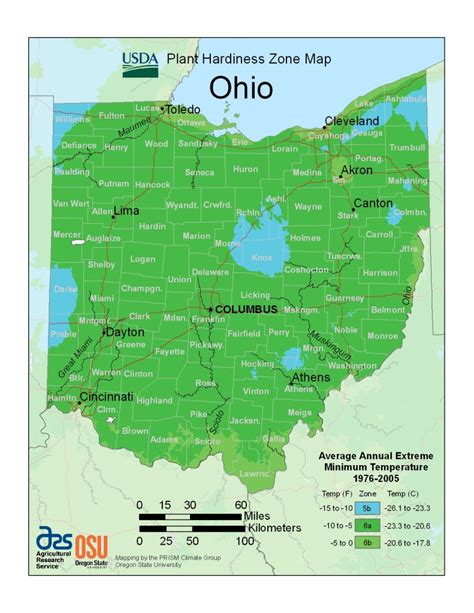 growing zone    ohio plant hardiness zone maps ohio
