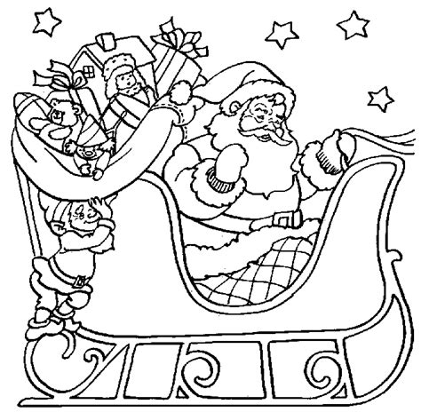 christmas santa claus coloring pages disney coloring pages