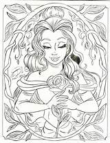 Coloring Pages Disney Adults Adult Princess Printable Colouring Book Books Sheets Tumblr Cartoon Kids Version Cute sketch template
