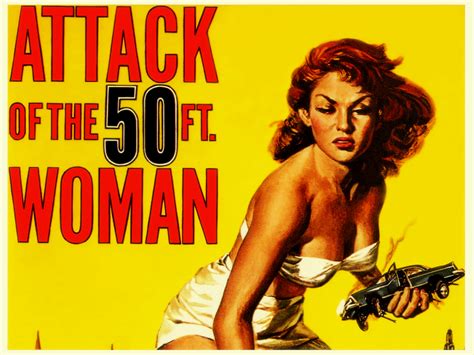 Old Movie Posters Wallpaper The 50 Foot Woman Poster