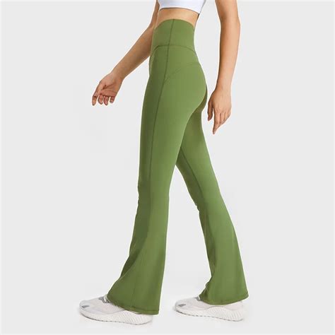 Pantalones De Yoga Micro Acampanados Para Mujer Leggings Deportivos De