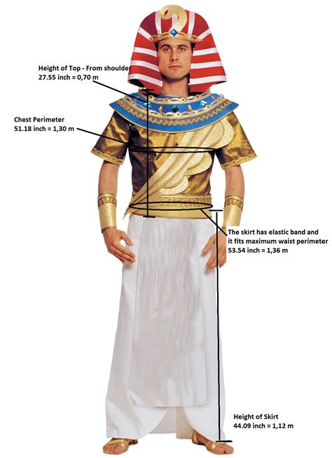 Pharaoh Egyptian Royal Mens Carnival Outfit For Fancy Etsy Uk