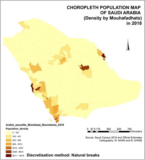 A Bivariate Dasymetric Population Map Of Saudi Arabia