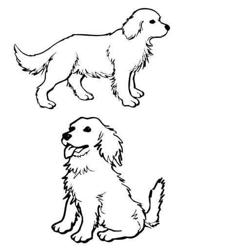 realistic dog coloring pages coloring home