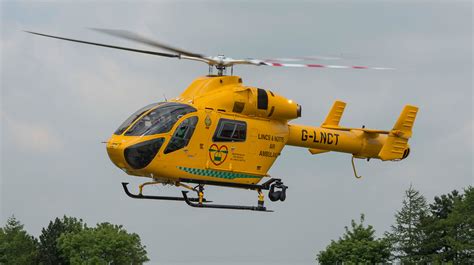 air ambulance charity await  lincolnshire ambucopter