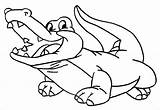 Alligator Crocodile Cartoon Clipart Printable Coloring Pages Kids Outline Drawing Template Templates Colouring Clipartpanda Clip Library Cute Cliparts Projects Getdrawings sketch template