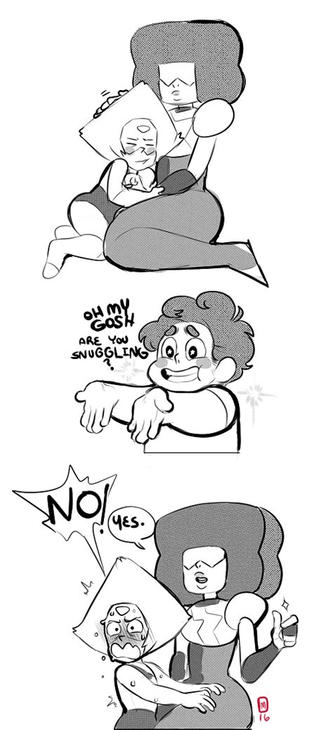 Peridot Is Learning The Art Of The Cuddle Steven