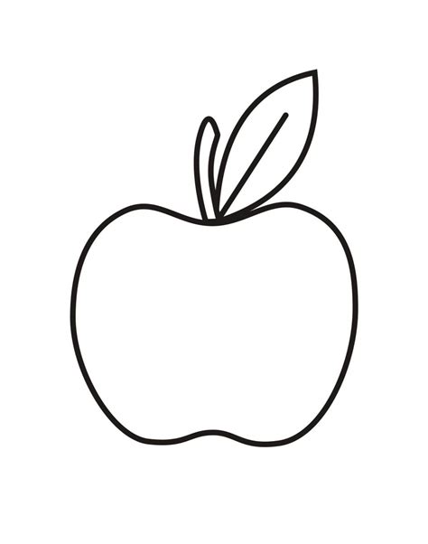 apple coloring   designlooter
