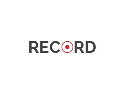 record logo clever logo design typographic logo design typographic logo