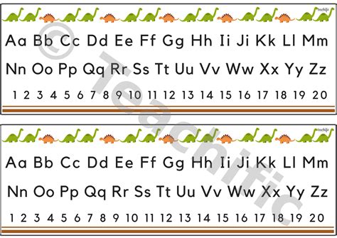 alphabet strip printable