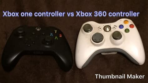 xbox one controller vs xbox 360 controller youtube