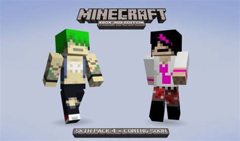 Le Pack De Skin 4 Disponible Pour Minecraft Xbox 360 { Actualité