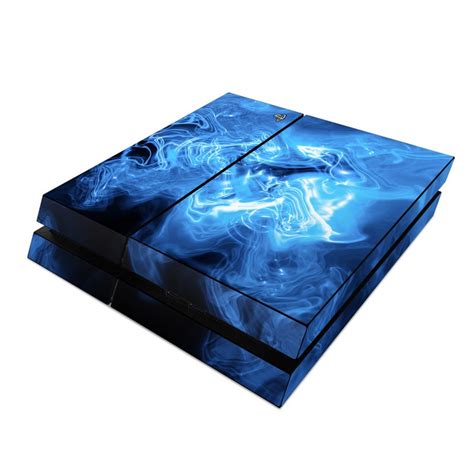 sony ps skin blue quantum waves  gaming decalgirl