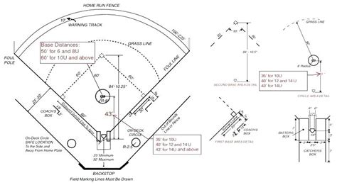 softball field drawing  paintingvalleycom explore collection