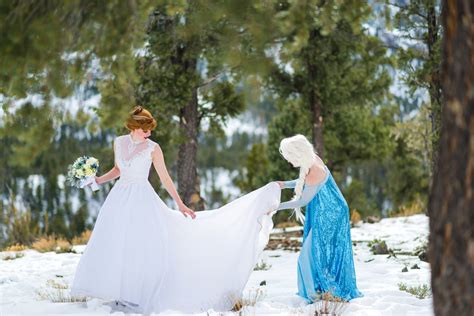 Frozen Wedding Popsugar Love And Sex Photo 29