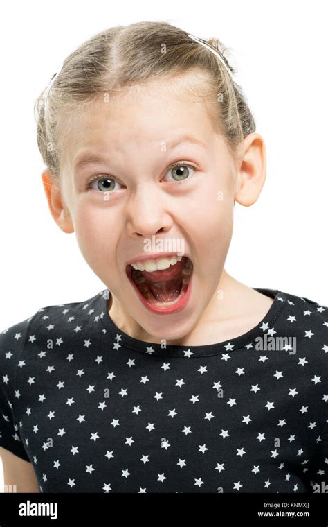 funny toddler girl screaming  res stock photography  images