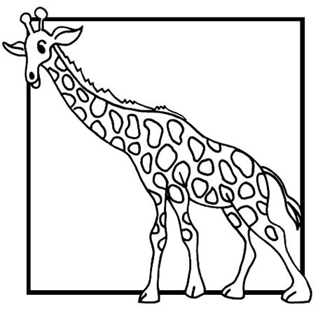 kids  funcom coloring page giraffe giraffe
