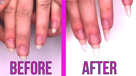 Straightening Fingers And Lengthening Natural Nails How To Youtube