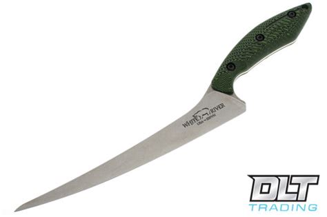 white river step up fillet knife black and green g 10 dlt trading