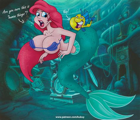 Post 2471178 Ariel Flounder The Little Mermaid Kukuy