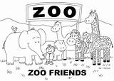 Zoo Coloring Animals Pages Animal Preschool Kids Printable Sheets Clipart Colouring Kindergarten Color Sheet Activities Print Letscolorit Curriculum Choose Board sketch template