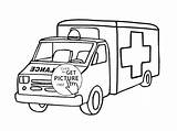 Coloring Paramedic Getdrawings Pages Ambulance sketch template