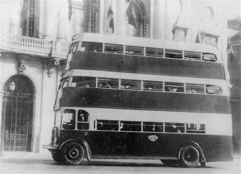 speaking of triple deckers there has been quite a tradition of vintage three level buses in