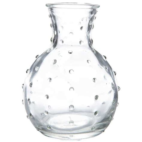 Small Glass Bud Vase With Raised Dots Hobby Lobby 881896 Bud