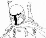Wars Star Coloring Boba Fett Pages Drawing Mandalorian Stormtrooper Helmet Easy Jango Printable Print Drawings Coloringtop Head Getdrawings Book Color sketch template