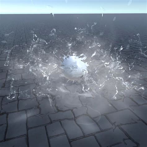 artstation realistic water splash real time vfx