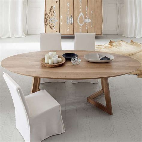 table design ovale en bois massif toledo   pieds tables chaises  tabourets