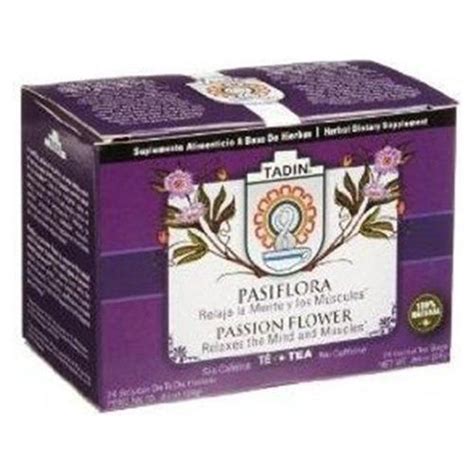 Tadin Tea Pasiflora Passion Flower Tea 24 Tea Bags Passion Flower