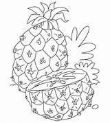 Ananas Abacaxi Mewarnai Kolorowanki Buah Pineapples Pintar Dla Kolorowanka Druku Sehat Makanan Nanas Sketsa Owoc Sempurna Pokoloruj Malowankę Wydrukuj Qdb sketch template