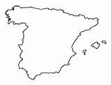 Spain Shape Template Printable Coloring Outline Map Pattern Patternuniverse Stencils Country Use Cut Crafts Color Print Terms sketch template