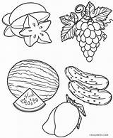 Obst Colorear Desenho Cool2bkids Zum Früchte sketch template
