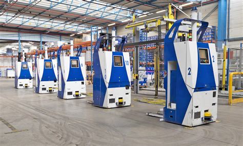 automated guided vehicle warehouse mecaluxcom
