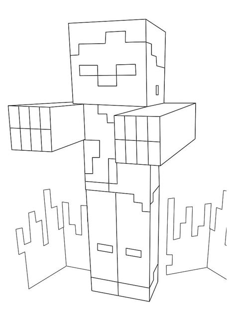 minecraft villager coloring pages sergiojulnar