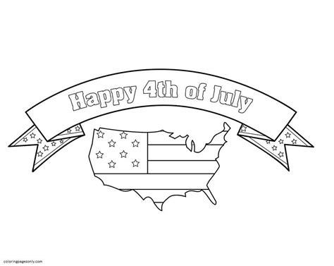 happy  july independence day coloring pages  printable