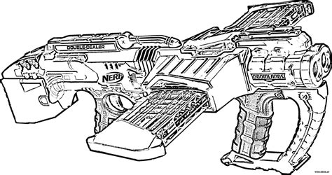 guns coloring page