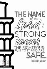 Proverbs Verse Lord Simplemomproject Psalm sketch template