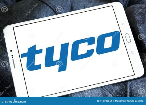 tyco international company logo editorial stock image image  emblem sign