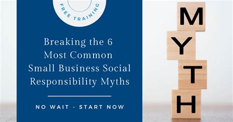 common small business social responsibility myths