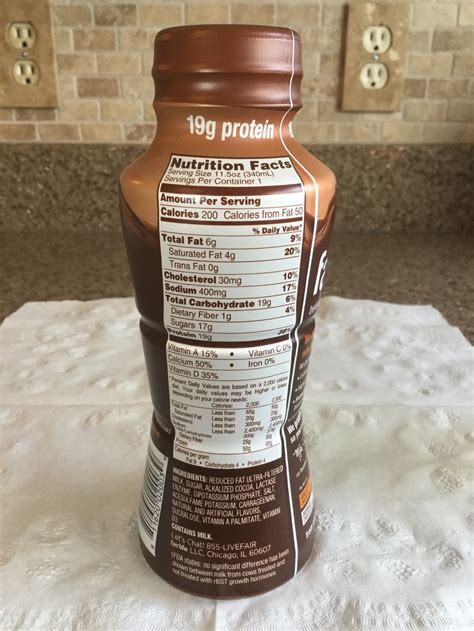 fairlife chocolate reduced fat ultra filtered milk chocolate milk reviews