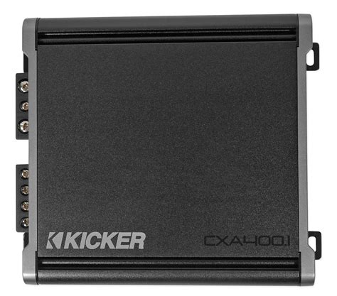 kicker cxat cxa  watt mono class  car audio amplifieramp kit ebay