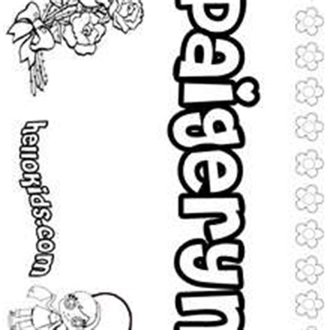 paige coloring sheet coloring pages