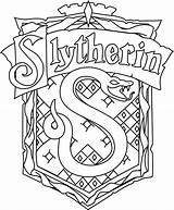 Coloring Pages Hogwarts Houses Potter Harry House Printable Getcolorings sketch template