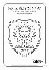 Coloring Pages Orlando City Logo Mls Soccer Sc Cool Logos Kids Fc Clubs League York Print Toronto sketch template